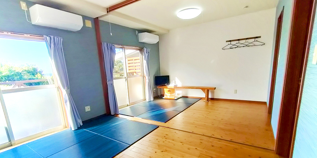 開放感あふれる貸切も可能なお宿